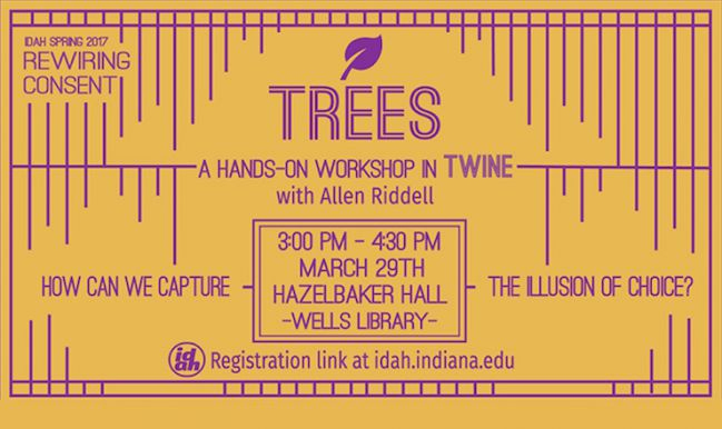 A promotional banner for the TREES workshop